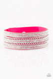 Paparazzi Dangerously Drama Queen - Pink Wrap Bracelet