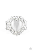 Paparazzi Lovely Luster - White Ring