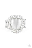 Paparazzi Lovely Luster - White Ring