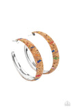 Paparazzi A CORK In The Road - Multi Hoop Earrings