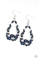 Paparazzi To Bedazzle or Not to Bedazzle - Blue Earrings