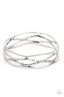 Paparazzi A Narrow ESCAPADE - Silver Bracelet