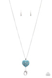 Paparazzi Love Is All Around - Blue Lanyard Necklace