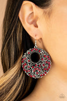 Paparazzi Starry Showcase - Red Earrings