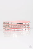 Paparazzi Girl Hustle - Pink Wrap Bracelet