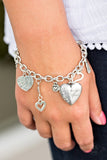 Paparazzi Pure In Heart - Silver Bracelet