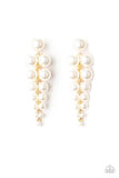 Paparazzi Totally Tribeca - Gold Post Earrings