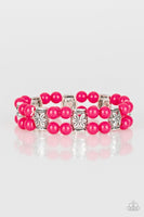 Paparazzi Daisy Debutante - Pink Bracelet