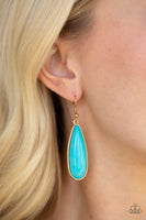 Paparazzi Santa Fe Skies - Gold Earrings