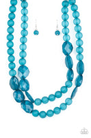 Paparazzi Arctic Art - Blue Necklace