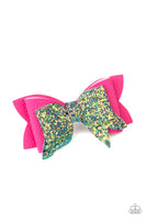 Paparazzi Sugary Sequins - Pink Hair Clip