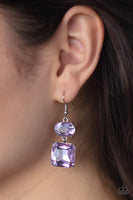 Paparazzi All ICE On Me - Purple Earrings