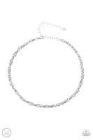 Paparazzi Urban Underdog - Silver Choker Necklace