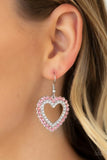 Paparazzi High School Sweethearts - Pink Earrings