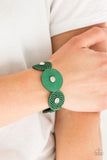 Paparazzi Poppin Popstar - Green Wrap Bracelet