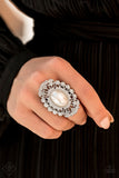 Paparazzi Radiantly Regal - White Ring