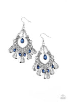 Paparazzi Musical Gardens - Blue Earrings