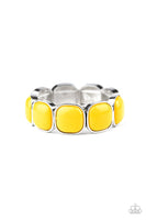 Paparazzi Vivacious Volume - Yellow Bracelet